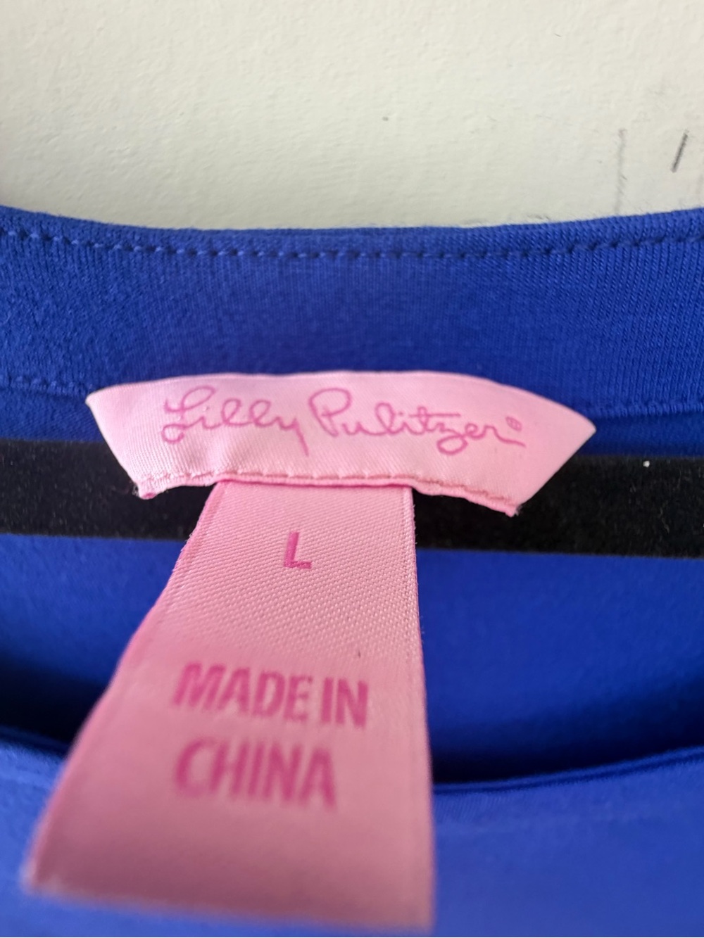 Lilly Pulitzer Royal Blue Ruffle Sleeve Midi Dress - Picture 2 of 3